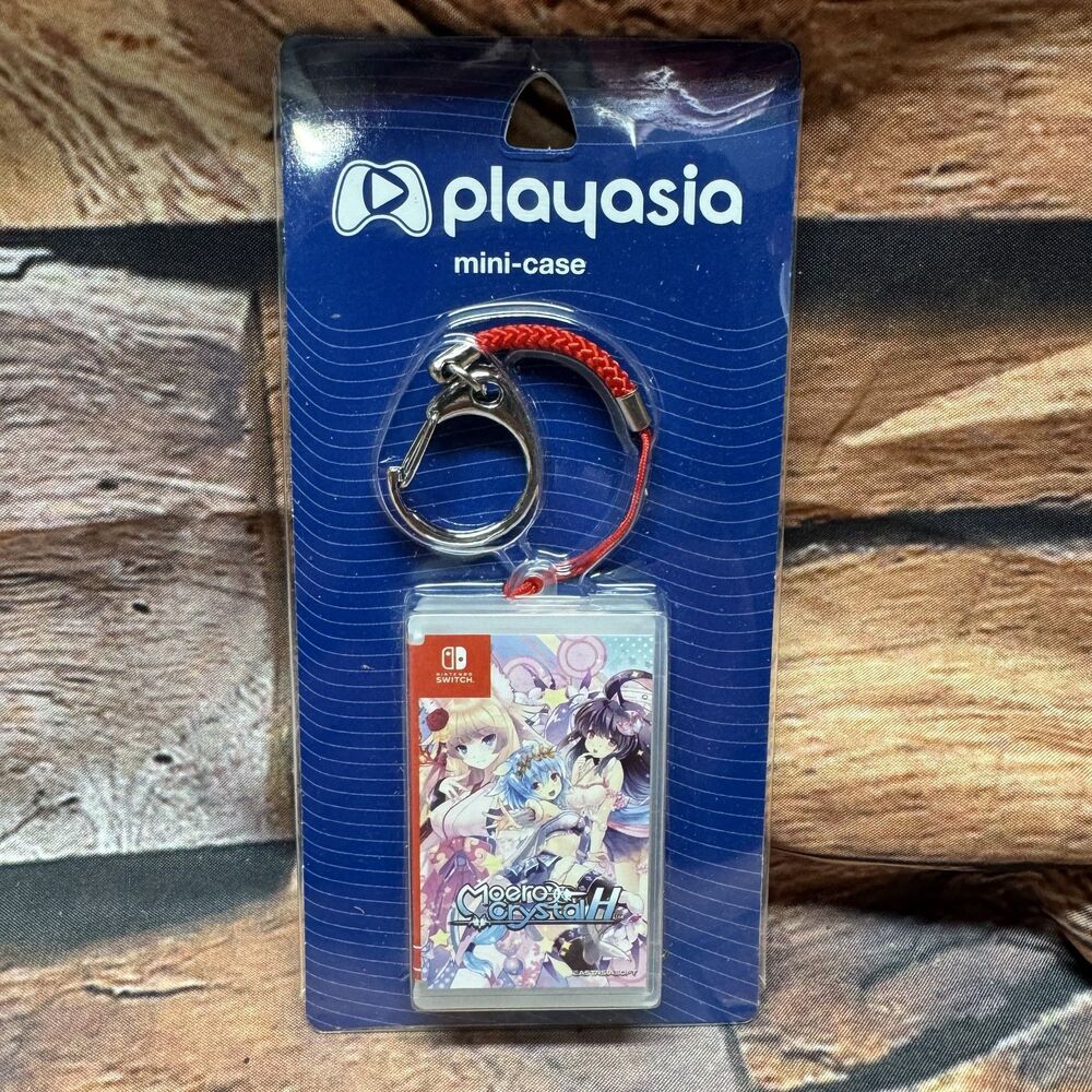 Playasia Moero Crystal H Nintendo Switch Mini Case Keychain Promotional Sealed